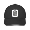 Classic Trucker Cap | Unisex | DTG Print | Breathable Mesh Back | Adjustable Snapback | Personalized | DTG | Typographic | Trust | Secrets | Everyday - front - Black - mockup 1