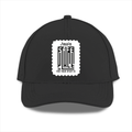 Sports Cap | Adjustable Fit | Polyester | Breathable, Perforated Panels, Embroidery/DTF Printing | Unisex | Personalized | Embroidery | Typographic | Trust | Secrets | Everyday - front - Black - mockup 1
