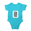 Rompers | Regular Fit Baby & Toddler | Bio-Washed Cotton | Double Stitched, Pre-Shrunk | Unisex | Personalized | DTG | Typographic | Trust | Secrets | Everyday - front - SkyBlue - mockup 1