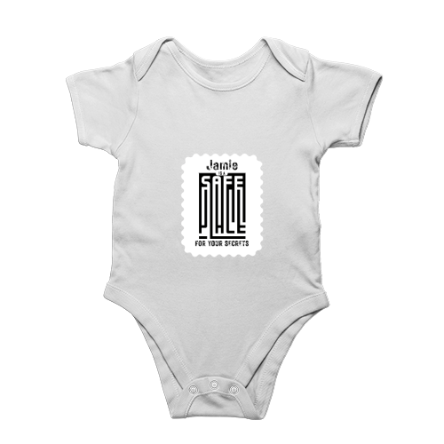 Rompers | Regular Fit Baby & Toddler | Bio-Washed Cotton | Double Stitched, Pre-Shrunk | Unisex | Personalized | DTG | Typographic | Trust | Secrets | Everyday - front - White - mockup 1