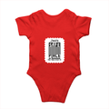 Rompers | Regular Fit Baby & Toddler | Bio-Washed Cotton | Double Stitched, Pre-Shrunk | Unisex | Personalized | DTG | Typographic | Trust | Secrets | Everyday - back - Red - mockup 2