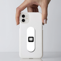 Phone Grip Holder | Universal Fit | Durable Material | UV Printed | Secure Grip & Media Stand | Unisex | Personalized | Bold | Identity | Everyday | Relaxed - front - White - mockup 1