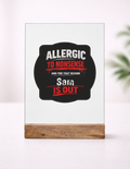 Acrylic Photo Frame | 5x7 Tabletop Display | UV Printed Acrylic & Wood Stand | Personalized Gift & Home Decor | Personalized | Grunge | Assertiveness | Everyday | Assertive - front_1 - mockup 2