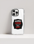 Hard Clear Case | iPhone | TPU Sides & PC Back | Detachable Camera Protector, Scratch-Proof | Unisex | Personalized | Grunge | Assertiveness | Everyday | Assertive - front_15 Pro Max - 15 Pro Max - mockup 11