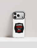 Hard Clear Case | iPhone | TPU Sides & PC Back | Detachable Camera Protector, Scratch-Proof | Unisex | Personalized | Grunge | Assertiveness | Everyday | Assertive - front_17 Pro - 17 Pro - mockup 2