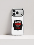 Hard Clear Case | iPhone | TPU Sides & PC Back | Detachable Camera Protector, Scratch-Proof | Unisex | Personalized | Grunge | Assertiveness | Everyday | Assertive - front_17 Pro Max - 17 Pro Max - mockup 3