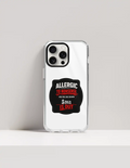 Hard Clear Case | iPhone | TPU Sides & PC Back | Detachable Camera Protector, Scratch-Proof | Unisex | Personalized | Grunge | Assertiveness | Everyday | Assertive - front_15 Pro - 15 Pro - mockup 10