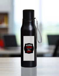 Steel Water Bottle | 750ml Unisex | 304 Stainless Steel Laser Engraved | Leak-Proof, BPA-Free, Eco-Friendly | Personalized | DTG | Grunge | Assertiveness | Everyday | Assertive