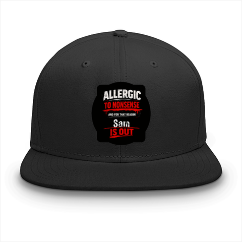Classic Snapback Cap | Adjustable One-Size | Heavy Cotton DTG Printed | Flat Brim Structured | Unisex Adults | Personalized | DTG | Grunge | Assertiveness | Everyday | Assertive - front - Black - mockup 1