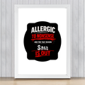 Framed Poster | Multiple Sizes | 300 GSM Art Paper | Laminated, Fade-Proof, 1-inch Frame | Unisex Home Decor | Personalized | DTG | Grunge | Assertiveness | Everyday | Assertive - front_18x24In - 18x24In - mockup 11