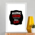 Framed Poster | Multiple Sizes | 300 GSM Art Paper | Laminated, Fade-Proof, 1-inch Frame | Unisex Home Decor | Personalized | DTG | Grunge | Assertiveness | Everyday | Assertive - front_A3 Frame Poster - A3 Frame Poster - mockup 12