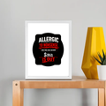 Framed Poster | Multiple Sizes | 300 GSM Art Paper | Laminated, Fade-Proof, 1-inch Frame | Unisex Home Decor | Personalized | DTG | Grunge | Assertiveness | Everyday | Assertive - front_8x10In - 8x10In - mockup 2