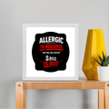Framed Poster | Multiple Sizes | 300 GSM Art Paper | Laminated, Fade-Proof, 1-inch Frame | Unisex Home Decor | Personalized | DTG | Grunge | Assertiveness | Everyday | Assertive - front_10x10In - 10x10In - mockup 3