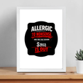 Framed Poster | Multiple Sizes | 300 GSM Art Paper | Laminated, Fade-Proof, 1-inch Frame | Unisex Home Decor | Personalized | DTG | Grunge | Assertiveness | Everyday | Assertive - front_12x16In - 12x16In - mockup 6