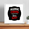 Framed Poster | Multiple Sizes | 300 GSM Art Paper | Laminated, Fade-Proof, 1-inch Frame | Unisex Home Decor | Personalized | DTG | Grunge | Assertiveness | Everyday | Assertive - front_14x14In - 14x14In - mockup 9