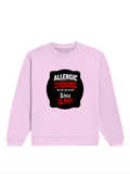 Oversized Sweatshirt | Roomy Relaxed Fit | 400 GSM Cotton Blend | Pre-Shrunk Drop Shoulder | Unisex Adult | Personalized | DTF | Grunge | Assertiveness | Everyday | Assertive - front - Light Baby Pink - mockup 1