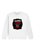 Oversized Sweatshirt | Roomy Relaxed Fit | 400 GSM Cotton Blend | Pre-Shrunk Drop Shoulder | Unisex Adult | Personalized | DTF | Grunge | Assertiveness | Everyday | Assertive - front - White - mockup 1