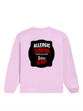 Oversized Sweatshirt | Roomy Relaxed Fit | 400 GSM Cotton Blend | Pre-Shrunk Drop Shoulder | Unisex Adult | Personalized | DTF | Grunge | Assertiveness | Everyday | Assertive - back - Light Baby Pink - mockup 2