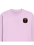Oversized Sweatshirt | Roomy Relaxed Fit | 400 GSM Cotton Blend | Pre-Shrunk Drop Shoulder | Unisex Adult | Personalized | DTF | Grunge | Assertiveness | Everyday | Assertive - left pocket - Light Baby Pink - mockup 3