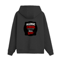 Oversized Hoodie | Relaxed Fit, Drop-Shoulder | 400 GSM Fabric | Warm, Durable | Unisex | Personalized | DTF | Grunge | Assertiveness | Everyday | Assertive - back - Black - mockup 2
