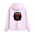 Oversized Hoodie | Relaxed Fit, Drop-Shoulder | 400 GSM Fabric | Warm, Durable | Unisex | Personalized | DTF | Grunge | Assertiveness | Everyday | Assertive - back - Light Baby Pink - mockup 2