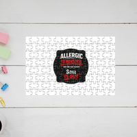 Jigsaw Puzzle | 120 Pieces A4 Size | Recycled Paper Semi-Gloss Finish | Engaging Entertainment Brain Booster | Unisex All Ages | Personalized | Grunge | Assertiveness | Everyday | Assertive