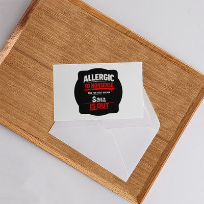 Postcards | A6 | 300 GSM Artboard Paper | Personalized, Vibrant Prints, Premium Envelope | Unisex | Personalized | Grunge | Assertiveness | Everyday | Assertive - front - White - mockup 1