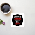 Acrylic Coaster | Standard | Durable Acrylic | UV Printed | Glossy Finish | Fade-Proof | Unisex | Personalized | Grunge | Assertiveness | Everyday | Assertive - front_2 - Square - White - mockup 2