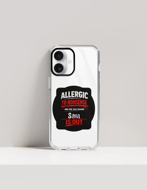 iPhone Glass Case | For iPhone Users | Tempered Glass Back & TPU Sides | Durable Protection & Fade-Proof Print | Unisex | Personalized | Grunge | Assertiveness | Everyday | Assertive - front_16 - 16 - mockup 4