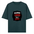 Oversized Classic T-Shirt | Unisex Fit | 100% Super-Combed Cotton | Pre-Shrunk, Double-Stitched | Adults | Personalized | DTF | Grunge | Assertiveness | Everyday | Assertive - front - Petrol Blue - mockup 1