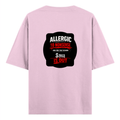 Oversized Classic T-Shirt | Unisex Fit | 100% Super-Combed Cotton | Pre-Shrunk, Double-Stitched | Adults | Personalized | DTF | Grunge | Assertiveness | Everyday | Assertive - back - Light Baby Pink - mockup 2