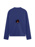 Male Full Sleeve T-Shirt | Regular Fit Men's | 180 GSM Bio-Washed Cotton Blend | DTG Print | Double Stitched Seam, Ribbed Neck | Personalized | DTG | Grunge | Assertiveness | Everyday | Assertive - back - Royal Blue - mockup 2
