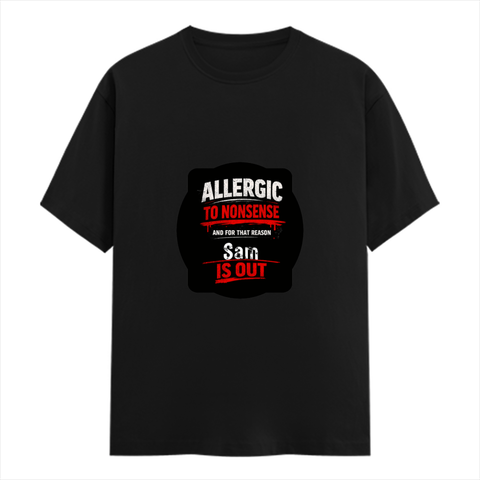 Female Classic Crew T-Shirt | Women's Regular Fit | 180 GSM Bio-Washed Cotton | Double Stitched, Pre-Shrunk | Personalized | DTG | Grunge | Assertiveness | Everyday | Assertive - front - Black - mockup 1