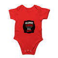 Rompers | Regular Fit Baby & Toddler | Bio-Washed Cotton | Double Stitched, Pre-Shrunk | Unisex | Personalized | DTG | Grunge | Assertiveness | Everyday | Assertive - front - Red - mockup 1