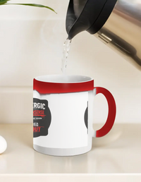 Magic Coffee Mug | 11 oz | Ceramic | Heat-Activated Design Reveal | Unisex | Personalized | Grunge | Assertiveness | Everyday | Assertive