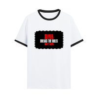 Ringer T-shirt | Unisex Regular Fit | 100% Cotton DTF/DTG | Contrast Rib Neck Bio Washed Pre-Shrunk | Adults | Personalized | DTF | Bold | Defiance | Everyday | Assertive | Breaks The Rules