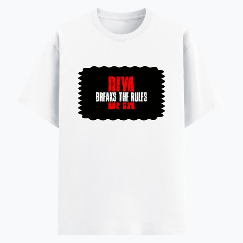 Cotton Stretch T-Shirt (Dtg) | T-Shirts | Him, Her, Unisex | Personalized | DTG | Bold | Defiance | Everyday | Assertive | Breaks The Rules - front - White - mockup 1