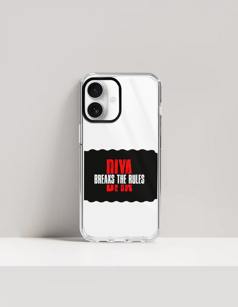 iPhone Glass Case | For iPhone Users | Tempered Glass Back & TPU Sides | Durable Protection & Fade-Proof Print | Unisex | Personalized | Bold | Defiance | Everyday | Assertive | Breaks The Rules - front_16 - 16 - mockup 4