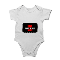 Rompers | Regular Fit Baby & Toddler | Bio-Washed Cotton | Double Stitched, Pre-Shrunk | Unisex | Personalized | DTG | Bold | Defiance | Everyday | Assertive | Breaks The Rules