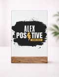 Acrylic Photo Frame | 5x7 Tabletop Display | UV Printed Acrylic & Wood Stand | Personalized Gift & Home Decor | Personalized | Grunge | Positive Affirmations | Energy | Everyday | Uplifting - front_1 - mockup 2