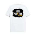 Ringer T-shirt | Unisex Regular Fit | 100% Cotton DTF/DTG | Contrast Rib Neck Bio Washed Pre-Shrunk | Adults | Personalized | DTF | Grunge | Positive Affirmations | Energy | Everyday | Uplifting - back - White Black - mockup 2