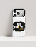 Hard Clear Case | iPhone | TPU Sides & PC Back | Detachable Camera Protector, Scratch-Proof | Unisex | Personalized | Grunge | Positive Affirmations | Energy | Everyday | Uplifting - front_17 Pro Max - 17 Pro Max - mockup 3