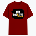 Cotton Stretch T-Shirt (Dtg) | T-Shirts | Him, Her, Unisex | Personalized | DTG | Grunge | Positive Affirmations | Energy | Everyday | Uplifting - front - Red - mockup 1