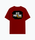Cotton Stretch T-Shirt | Unisex Adult | 95% Cotton 5% Spandex Blend | 240 GSM, Breathable, Flexible | DTF Print Ready | Personalized | DTF | Grunge | Positive Affirmations | Energy | Everyday | Uplifting - back - Red - mockup 2