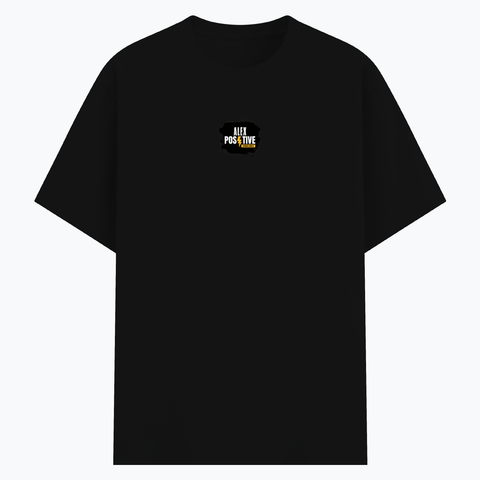 Basic T-Shirt | Unisex XS-2XL | Poly-Cotton Blend | Soft Finish & Durable | Everyday Wear | Personalized | DTG | Grunge | Positive Affirmations | Energy | Everyday | Uplifting - front - Black - mockup 1