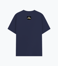 Basic T-Shirt | Unisex XS-2XL | Poly-Cotton Blend | Soft Finish & Durable | Everyday Wear | Personalized | DTG | Grunge | Positive Affirmations | Energy | Everyday | Uplifting - back - Navy Blue - mockup 2