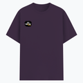 Basic T-Shirt | Unisex XS-2XL | Poly-Cotton Blend | Soft Finish & Durable | Everyday Wear | Personalized | DTG | Grunge | Positive Affirmations | Energy | Everyday | Uplifting - right pocket - Purple melange - mockup 4