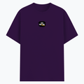 Basic T-Shirt | Unisex Fit, Sizes XS-2XL | 180 GSM Poly-Cotton Blend, DTF Ready | Bio-Wash, Silicon Finish, Durable Stitching | Adults | Personalized | DTF | Grunge | Positive Affirmations | Energy | Everyday | Uplifting - front - Purple - mockup 1