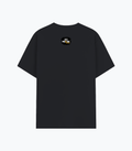 Basic T-Shirt | Unisex Fit, Sizes XS-2XL | 180 GSM Poly-Cotton Blend, DTF Ready | Bio-Wash, Silicon Finish, Durable Stitching | Adults | Personalized | DTF | Grunge | Positive Affirmations | Energy | Everyday | Uplifting - back - Black melange - mockup 2