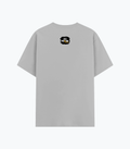 Basic T-Shirt | Unisex Fit, Sizes XS-2XL | 180 GSM Poly-Cotton Blend, DTF Ready | Bio-Wash, Silicon Finish, Durable Stitching | Adults | Personalized | DTF | Grunge | Positive Affirmations | Energy | Everyday | Uplifting - back - Grey Melange - mockup 2